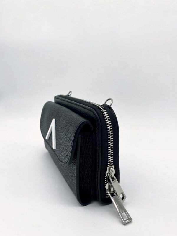 CARTERA BOLSILLO MÓVIL PIEL NEGRO IMAGO - Imagen 3