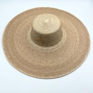 SOMBRERO DE PALMA NATURAL IMAGO DORADO