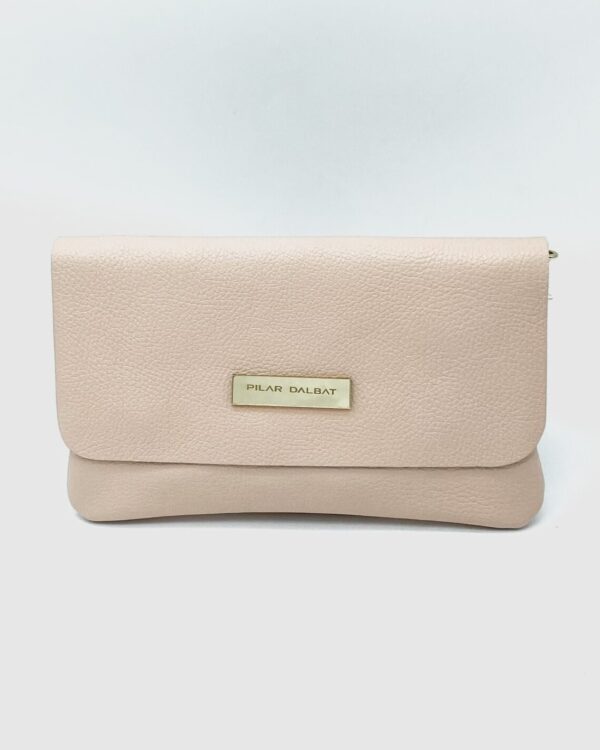 BOLSO CARTERA PIEL NUDE